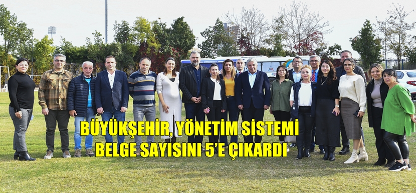 Mersin Büyükşehir Enerjide Tasarrufunu Belgelendirdi