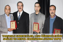 Tarsuslu Gazetecilerden Öğrencilere Seminer