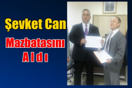 Yeni Başkan Şevket Can Mazbatasını Aldı