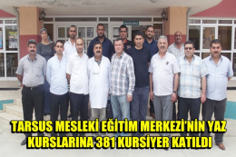 Tarsus Mesleki Eğitimden Yaz Kursları