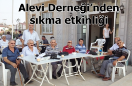 Alevi Derneğinden sıkma etkinliği