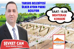 Tarsus Belediyesi Ülker Aydın Parkı Açılıyor
