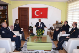 Tarsus Polis Teşkilatından Başkan Cana Ziyaret