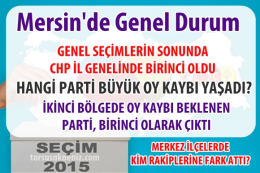 2015 Genel Seçimleri Mersin Analizi