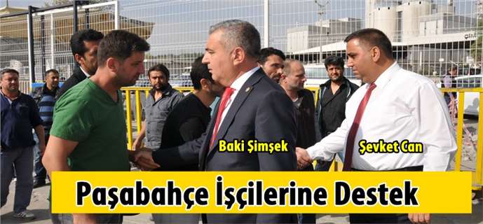 Paşabahçe İşçilerine Destek