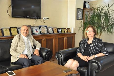 Defterdar Ercoşman’dan Başkan Dinçer’e iade-i ziyaret