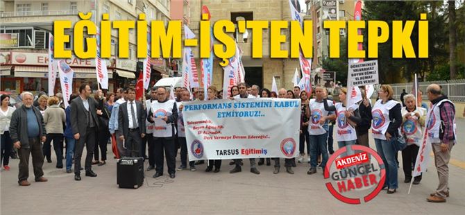 Tarsus Eğitim-İş'ten "Öğretmen Performans Değerlendirme" uygulamasına tepki
