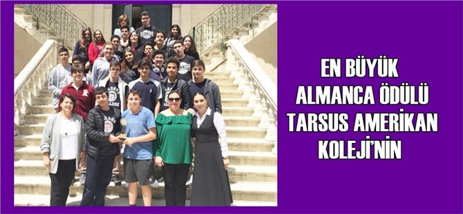 En Büyük Almanca Ödülü Tarsus Amerikan Koleji’nin