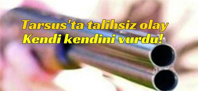 Tüfeğini temizlerken ateş aldı, kendi kendini vurdu