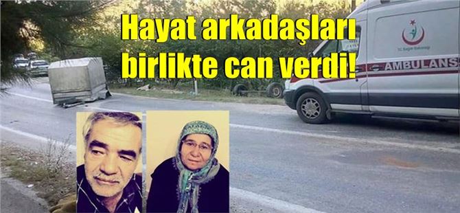 Yaşlı çift, römork çarpması neticesinde yaşamlarını yitirdi