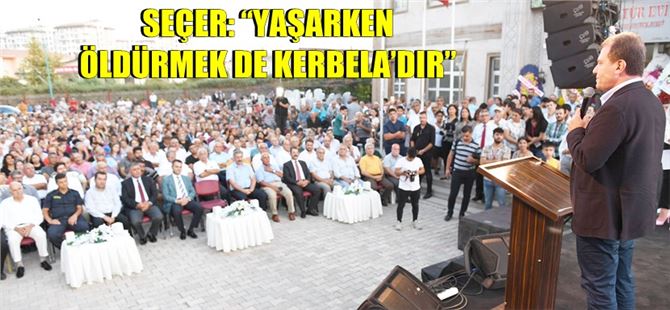 Başkan Seçer, Tarsus Cemevinde Aşure Lokması etkinliğine katıldı