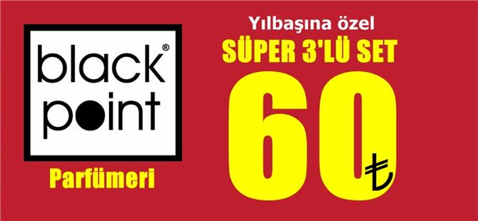 Tarsus Black Point Parfümeri’de 2020 yılbaşı özel indirimi