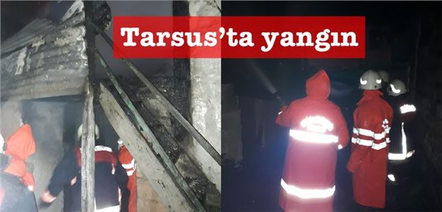 Tarsus kent merkezinde yangın