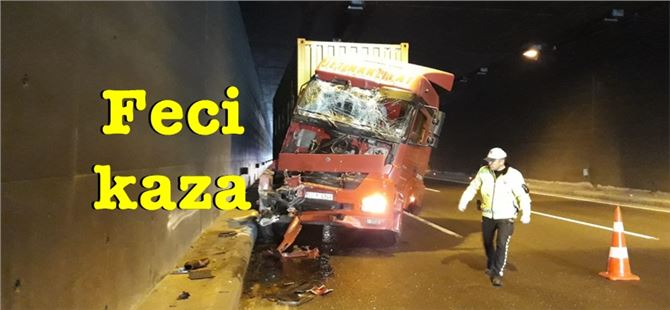 Tarsus’ta tünelde korkutan kaza: 1 yaralı