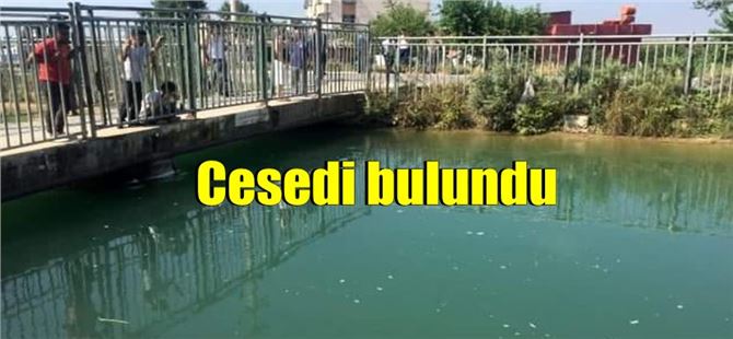 Serinlemek için sulama kanalına giren 18 yaşındaki genç boğuldu