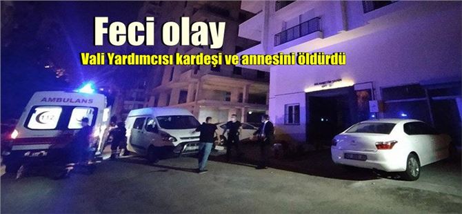 Vali Yardımcısı, avukat kardeşini ve annesini öldürdü