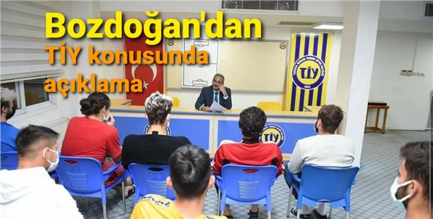 Başkan Bozdoğan, TİY'de yaşanan gelişmeleri değerlendirdi 