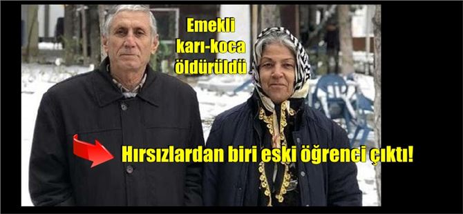 Emekli çifti, eve giren hırsızlar öldürmüş
