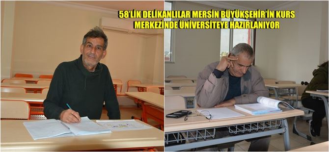 Yaşlarına rağmen üniversite hayallerinin peşinde koşuyorlar