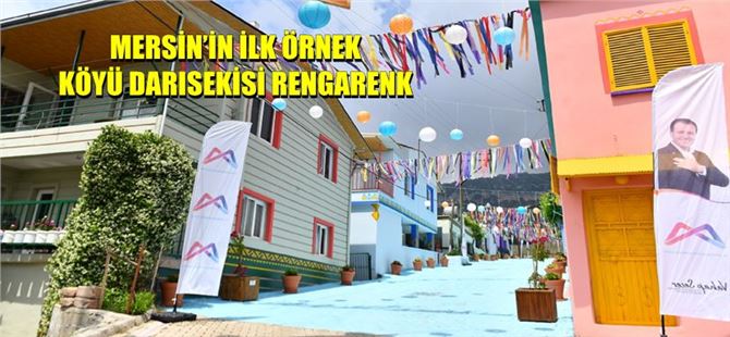 Mersin’in İlk Örnek Köyü Darısekisi Rengarenk