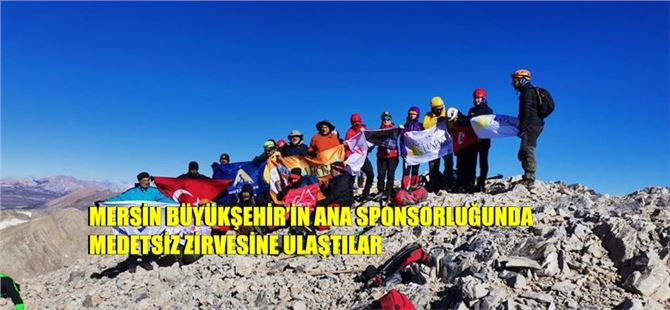 Mersin Büyükşehir’in Ana Sponsorluğunda Medetsiz Zirvesine Ulaştılar