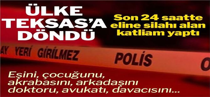 Türkiye ardı ardına şiddet olaylarıyla sarsılıyor
