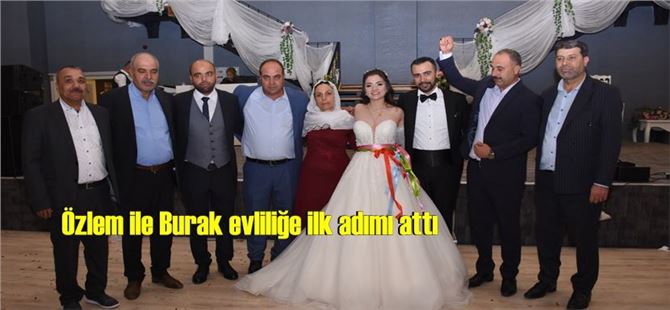 Özlem ile Burak evliliğe ilk adımı attı