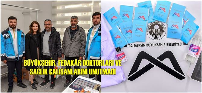 Büyükşehir’den deprem bölgesindeki sağlık çalışanlarına malzeme desteği