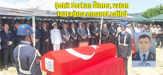 Şehit Serkan Ölmez, vatan toprağına emanet edildi