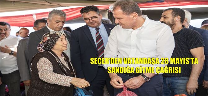 Başkan Seçer Toroslar Akbelen’de Pazar Ziyareti Yaptı