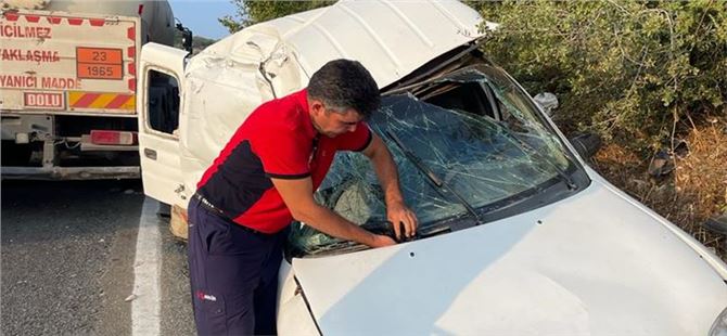 Tarsus-Çamlıyayla yolunda kaza 1 yaralı