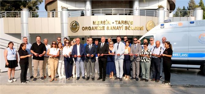 Toros Rotary Kulübü tarafından, MTOSB’ye ambulans bağışı