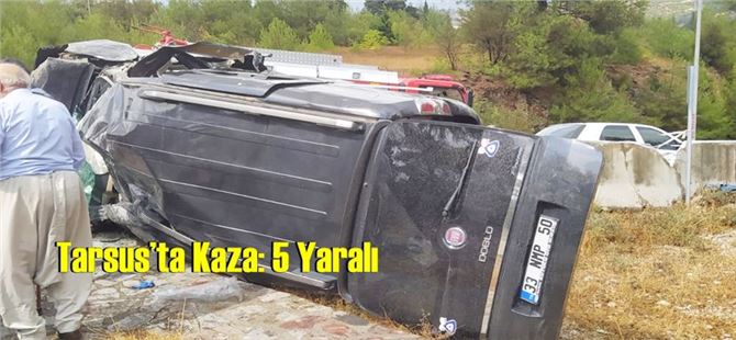 Tarsus’ta Kaza: 5 Yaralı
