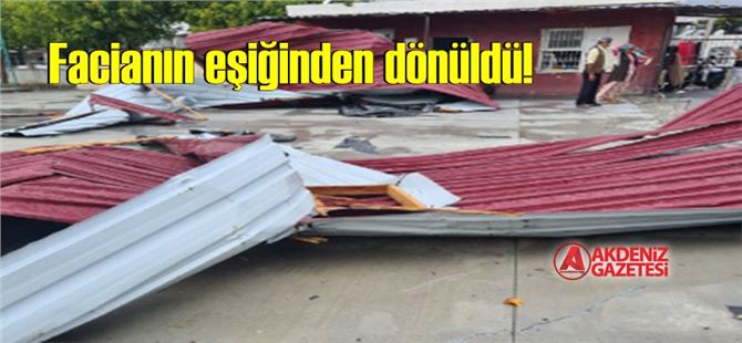 Tarsus’ta okulların açıldığı gün facianın eşiğinden dönüldü