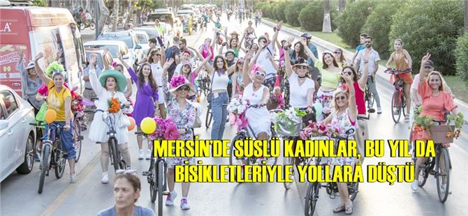 Süslü Kadınlar, Bisiklet Farkındalığı İçin Pedal Çevirdi 