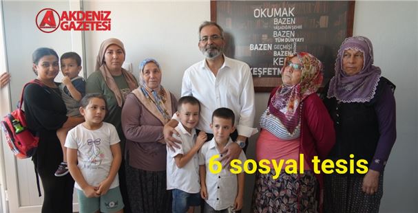 Tarsus Belediyesi'nden 6 köye sosyal tesis 