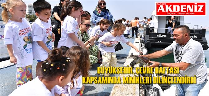 Büyükşehir Miniklere Temiz Deniz’in Önemini Uygulamalı Anlattı