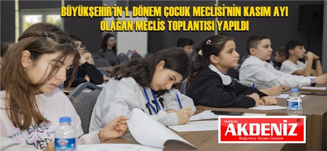 Büyükşehir Çocuk Meclisi’nde Kadına Şiddet ve Akran Zorbalığına Dikkat Çekildi
