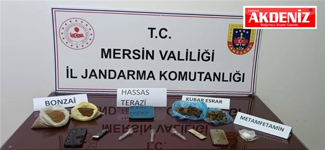 Tarsus ve Çamlıyayla’da jandarmadan uyuşturucu operasyonu