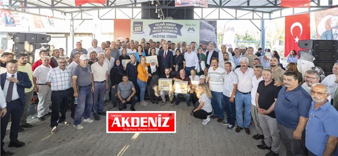 Mersin Büyükşehir’in Tarıma Desteği Tam Gaz Devam Ediyor