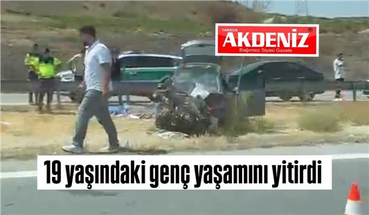 Tarsus'ta kaza, 1 kişi hayatını kaybetti, 3 yaralı 