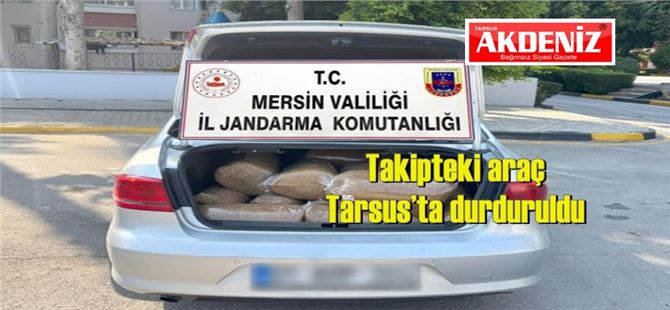 Takipteki araç Tarsus’ta durduruldu