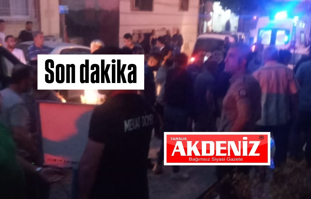 Tarsus'ta esnaflar arasında kavga, yaralılar var 