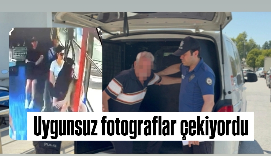 75 yaşındaki emekli hakim, kadının uygunsuz fotoğraflarını çekerken yakalandı