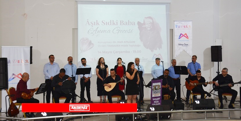 TADEKA’dan “Aşık Sıdki Baba Anma Gecesi”
